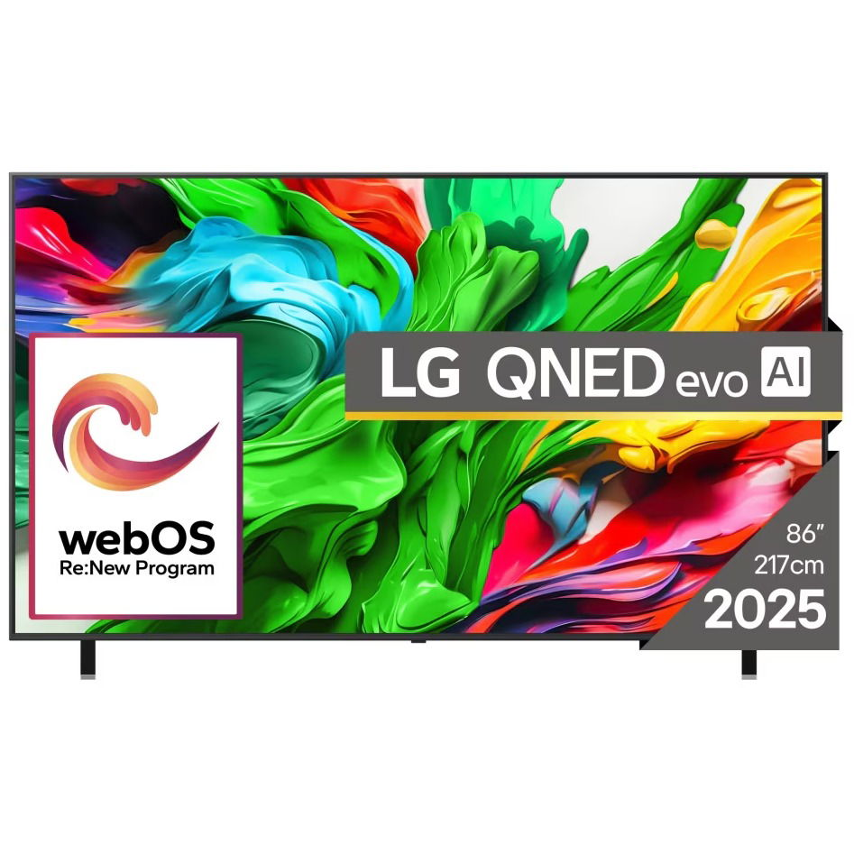 Smart TV 86" LG 86QNED85A3C 4K 120Hz QNED Magic WebOS HDMI 2.1 (86QNED85A3C.AEU)